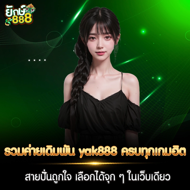 รวมค่ายเดิมพัน yak888 ครบทุกเกมฮิต สายปั่นถูกใจ เลือกได้จุก ๆ ในเว็บเดียว